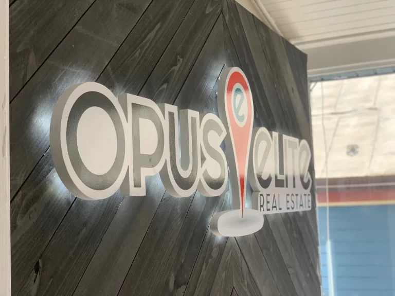 Opus Elite Halo Illuminated Channel Letters - Interior Sign